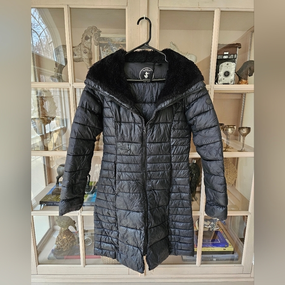 Save The Duck Iris Winter Coat Water Repellent Satin Puffer Jacket - Picture 3 of 16